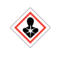 Nevs GHS Pictogram Label - Health Hazards 2" x 2" GHS-22-HH